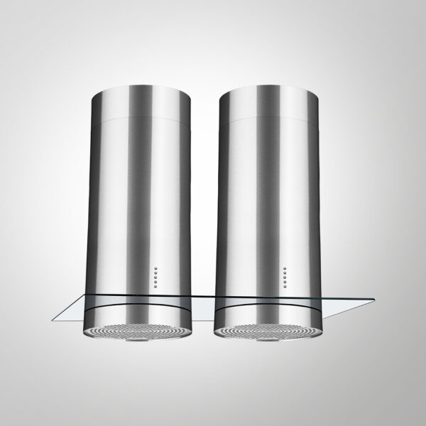 FLORA TWIN DX - 120 (ISLAND) | Unique Twin Cylinder Design | Stainless Steel Finish