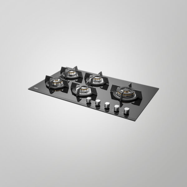 KH 86 BR 53 - 5 Brass Burners Built-in Hob with Auto-Ignition