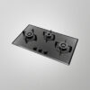 3 High Efficiency Brass Burners hob- ALNF 783